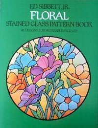  Floral Stained Glass Pattern Book