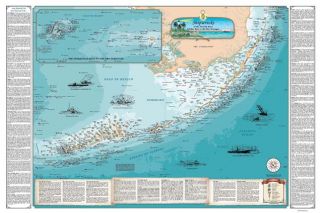 Florida Keys Shipwreck Chart Nautical Chart Print Map