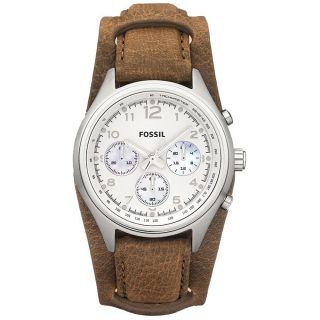 Fossil Flight Sport Womens Stainless Steel Case Chronograph Date