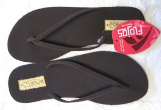 Flojos Fiesta Sandals Arch Support Brown Size 8