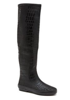 NIB Henry Ferrera New York Black Australia Size 6 Rain Boot Rainboot