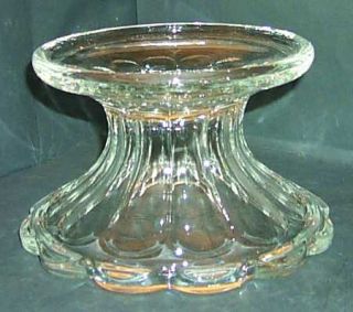 manufacturer fostoria pattern coin glass clear piece punch bowl base