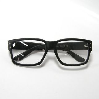  Fashion Adult Clear Lens Glasses_ #4 Black _Vintage eye wear CS025D