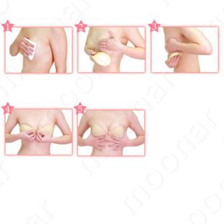  Invisible Breast Thicker Bra Insert Push up Pad Forms Shape Padded