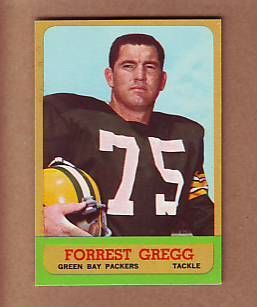 Sharp 1963 Topps 89 Forrest Gregg Card Green Bay Packers SMU Mustangs