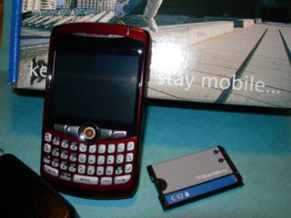  Curve 8320 Unlocked GSM Quadband Red No Scratches Wi Fi Camera