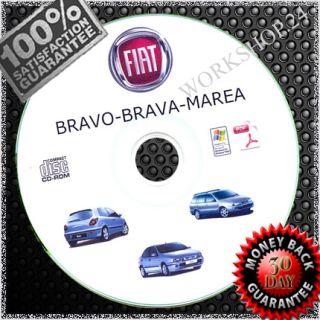 Manuale officina Fiat Bravo Brava gt hgt jtd 16v 20v service repair