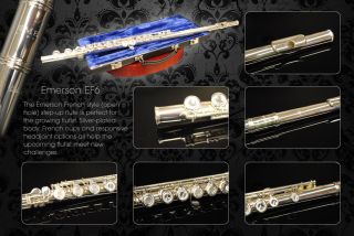  Open Hole Flute EF6 Inline G with Solid Silver Headjoint