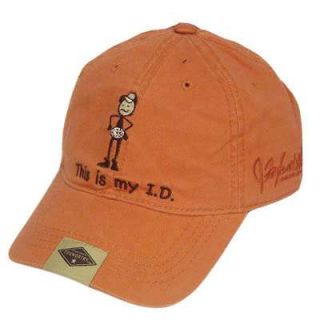 Jeff Foxworthy Vintage Orange Redneck Hat Cap My ID