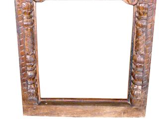  Furniture India Carved Window Frame Teak Wood Mirror Frame 44 x 27