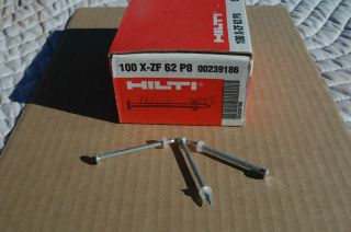  Hilti 2 1 2" Concrete Pins for DX 350 and Up