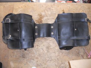  Leather Throw Over Motorcycle Saddl Used