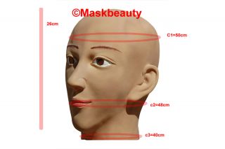 Sexy Halloween Disguise Foam Latex Full Head Female Maskbeauty Mask