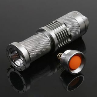  Mini CREE Q5 LED Flashlight Torch Adjustable Focus Zoom Light Lamp 7W