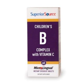Childrens B Complex Vitamins by Superior Source 60 Sublingual Tablet