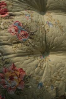Shabby and Vintage Floral Soft Chair Pad w Filling 03