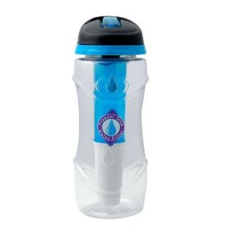 EZ Freeze Pure 24oz Water Bottle w Built In Filter Freezer Stick