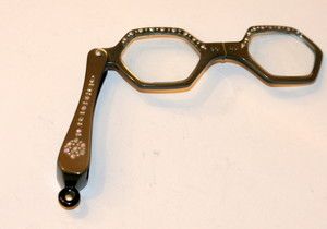 Vintage Art Deco Folding Reading Spectacles Good Cond