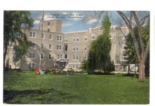 Wi Fond Du Lac Lutheran Home for Aged Circa 1950s 19162
