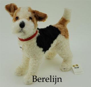 this foxy foxterrier dog has been made by steiff in 2012 this dog is