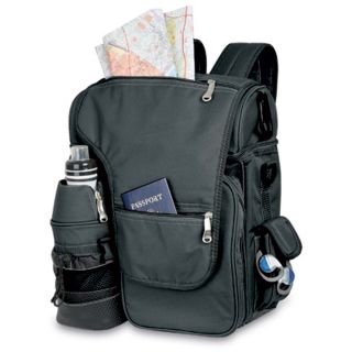  BACKPACK INSULATED Shop Travel Food Drink Work NEW Picnic Time BLACK