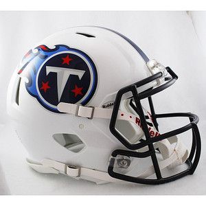  Titans Riddell Authentic Revolution Speed Football Helmet