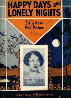  Nights by Elaine Beaslee. Written by Billy Rose & Fred Fisher 1928