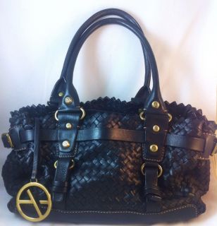 Francesco Biasia Black Leather Handbag