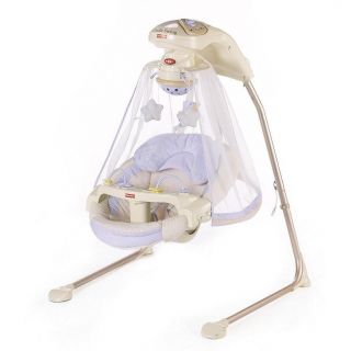 Fisher Price Starlight Papasan Baby Cradle Swing Chair