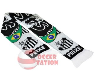 SANTOS FOOTBALL CLUB BRAZIL SCARF   SFC   PEIXE