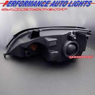  pieces of black housing headlights for 2005 2007 ford focus except