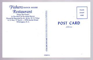 Fishers Restaurant 1960’s Wilmington, NC Chrome