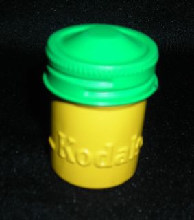 Vintage Metal KODAK Film Tin Can Container 35mm Canister Green over