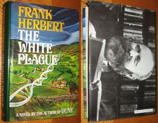 Frank Herbert The White Plague Signed Book HBDJ Dune Author Autograph