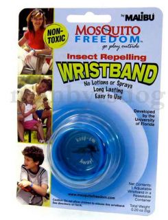 New Mosquito Freedom Insect Repelling Wristband Bugoff
