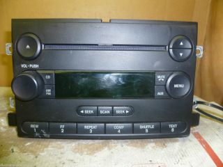 04 06 Ford F150 Freestyle Five Hundred Montego Am FM Radio Cd 5F9T