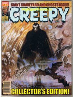 Creepy 144 VFN Frank Frazetta Ghouls It Flesh HTF Warren Magazine 1964
