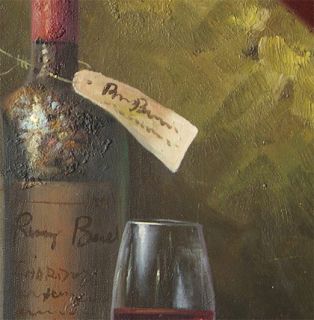Hamilton_French Village Wine Cellar_Oil Painting+Wood Frame 30
