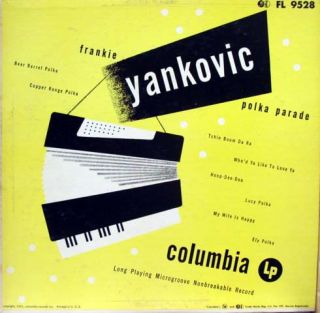 Frankie Yankovic Polka Parade 10 LP Vinyl FL 9528 VG