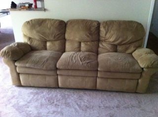 Raymour Flanigan Sofa with Reclining Seats Available for local pick up