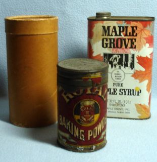  CONTAINERS, MAPLE GROVE INC. ROYAL BAKING POWDER FRANKLIN ICE CREAM
