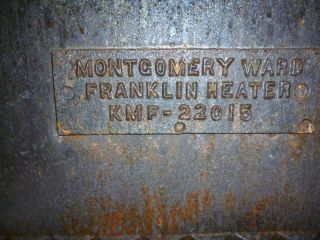 MONTGOMERY WARD FRANKLIN HEATER