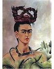 Frida Kahlo   Self Portrait with Braid   16x20   Mexican Art