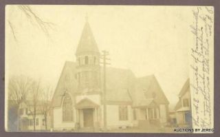 RPPC M E Church Franklinville NY 1905