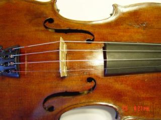 old antique 4 4 violin friedrich august glass