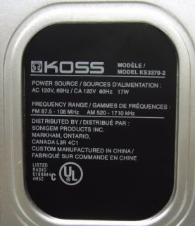 koss 2 1 flat speaker mini hi fi stereo system the name of high end
