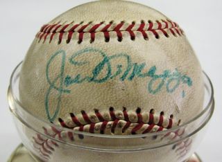 Joe DiMaggio Autographed Fred Lynn Wilson All Star Baseball