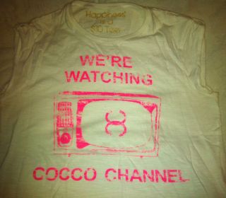  Watching Coco Chanel T Shirt Happiness Is A $10 Tee Fred Segal