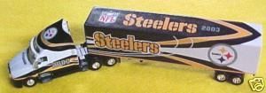 2003 Pittsburgh Steelers Diecast Collectibles NFL Fleer Truck
