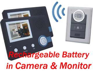 in 1 Wireless 3 5 Video Door Phone Intercom Home Two